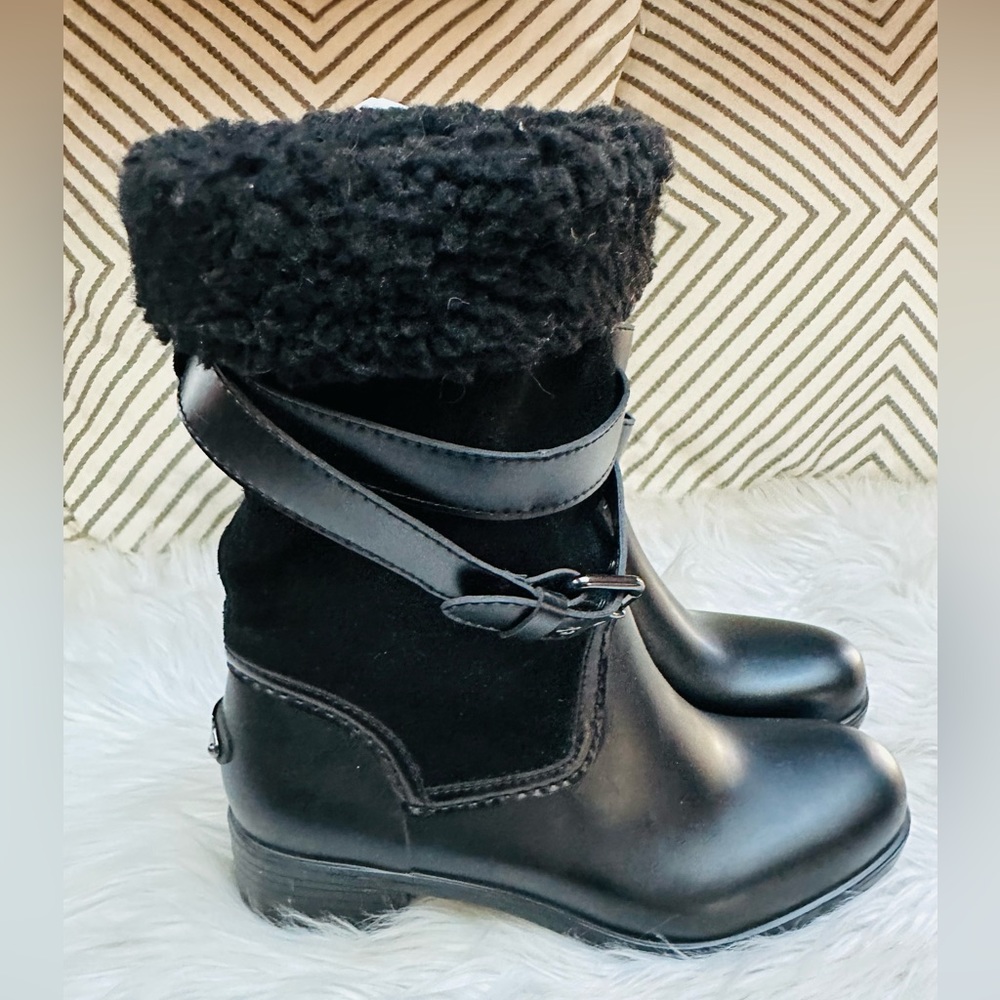 Coach Zena Black Snow & Rain Boot